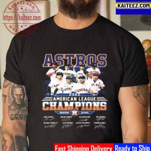 The Astros 2022 American League Champions Houston Astros Team Signatures Vintage T-Shirt