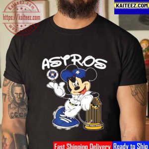 The Astros Mickey Mouse baseball 2022 World Series Champions Vintage T-Shirt