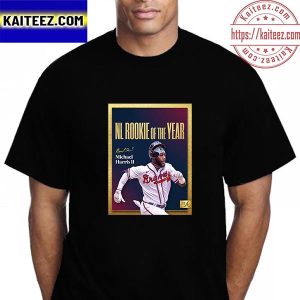The Atlanta Braves Michael Harris II Is 2022 NL Rookie Of The Year Vintage T-Shirt