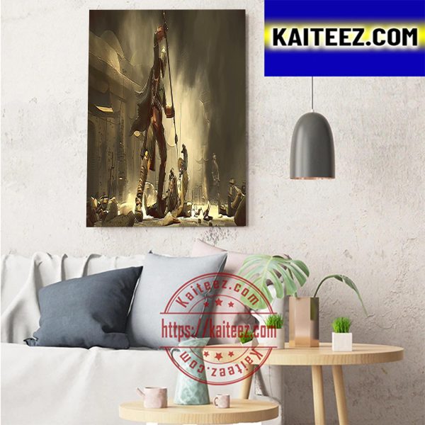 The Book Of Boba Fett Chapter 7 Art Decor Poster Canvas