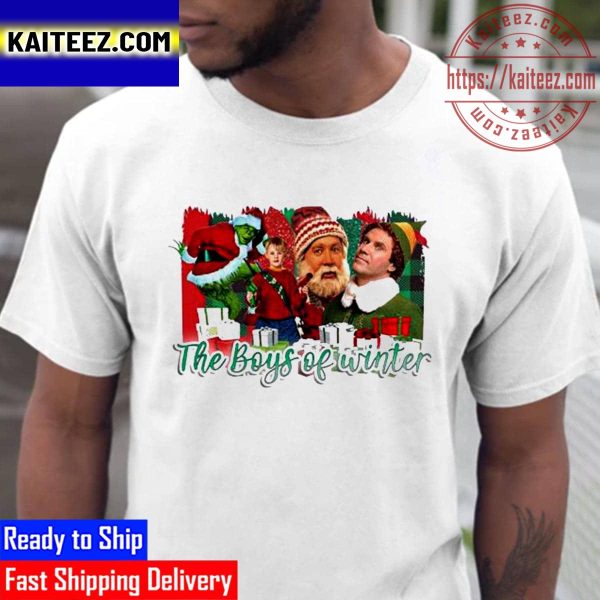 The Boys Of Winter 2022 Christmas Vintage T-Shirt