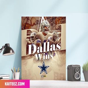 The Dallas Cowboys Defeat The New York Giants At Home On Thanksgiving NFL Poster