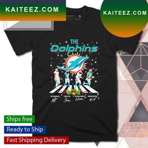 The Dolphins Abbey Road Christmas T-shirt