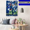 The New York Giants Andrew Thomas Pass Blocking Grade In Week 11 Art Decor Poster Canvas