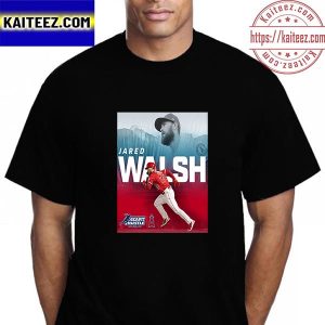 The Los Angeles Angels Jared Walsh 2022 Heartand Hustle Award Vintage T-Shirt