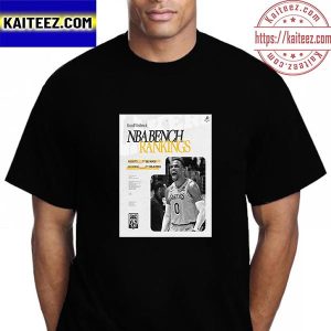 The Los Angeles Lakers Russell Westbrook NBA Bench Rankings Vintage T-Shirt