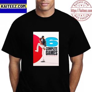 The Miami Marlins Sandy Alcantara 6 Complete Games Vintage T-Shirt