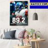 Travis Kelce Best TE Kansas City Chiefs NFL Art Decor Poster Canvas