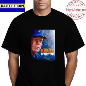 The New York Mets Buck Showalter Is 2022 NL Manager Of The Year Vintage T-Shirt