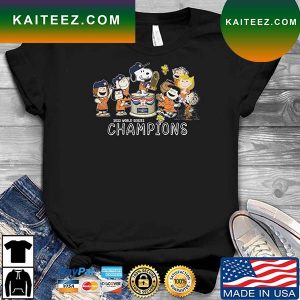 The Peanuts Characters Team Houston Astros 2022 World Series Champions T-shirt
