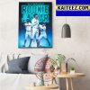 The Seattle Mariners Julio Rodriguez 2022 AL Rookie Of The Year Art Decor Poster Canvas