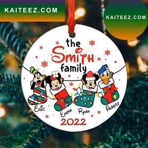 The Smith Family 2022 Disney Ornament