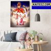 The St Louis Cardinals Paul Goldschmidt Is The 2022 NL Hank Aaron Award Winner Art Decor Poster Canvas