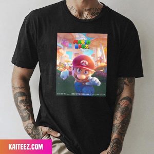 The Super Mario Let’s A Go Poster Movie Fan Gifts T-Shirt