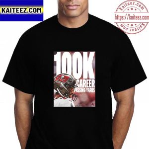 The Tampa Bay Buccaneers Tom Brady 100K Career Passing Yards Vintage T-Shirt