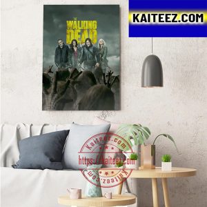 The Walking Dead End With Its Final Episode Art Decor Poster Canvas