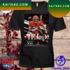The Chiefs Kingdom Clyde Edwards Helaire Travis Kelce Patrick Mahomes II And Andy Reid Abbey Road Signatures T-Shirt