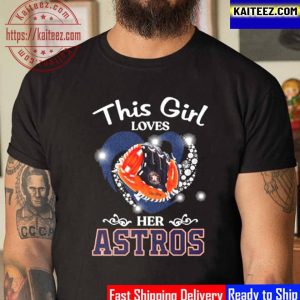 This Girl Loves Her Houston Astros Heart Vintage T-Shirt