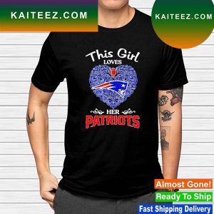 This girl loves her New England Patriots T-shirt