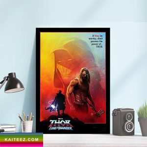 Thor Love And Thunder The Power Of Thor Marvel Studios Poster