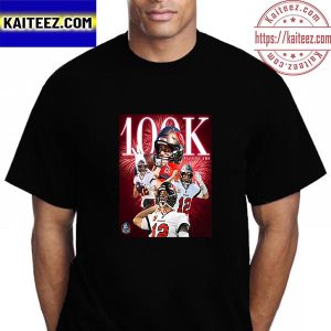 Tom Brady 100K Career Passing Yds Vintage T-Shirt