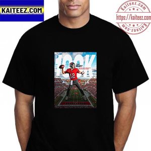 Tom Brady First NFL QB 100K Career Passing Yards Vintage T-Shirt