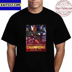 Toronto Argonauts Champions 2022 Grey Cup Vintage T-Shirt