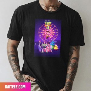 Toy Story 4 Pixal Movie Poster Fan Gifts T-Shirt