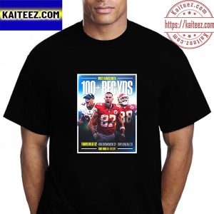 Travis Kelce Tight Ends NFL History Vintage T-Shirt