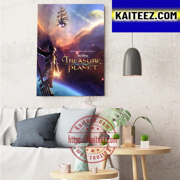 Treasure Planet Of Walt Disney Animation Studios Art Decor Poster Canvas