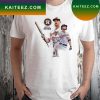 The Phillies J. T. Realmuto Bryce Harper and Kyle Schwarber signatures T-shirt