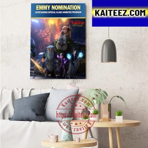 Trollhunters Rise Of The Titans Of DreamWorks Childrens Emmys Nominees Art Decor Poster Canvas