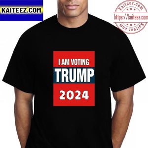 Trump Announcement Vote Trump 2024 Vintage T-Shirt