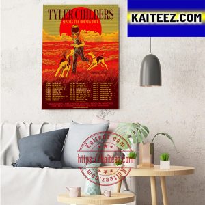 Tyler Childers Send In The Hounds Tour Art Decor Poster Canvas