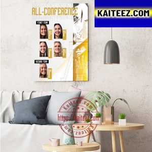 UCF Volleyball AAC All Conference Teams Art Decor Poster Canvas