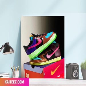 UNDEFEATED Exclusive Pink Prime Nike Air Force 1 Poster