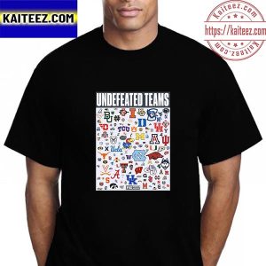 Undefeated Teams By FOX College Hoops Vintage T-Shirt