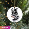 Travis Scott x Fragment x Air Jordan 1 Christmas Sneaker Ornament