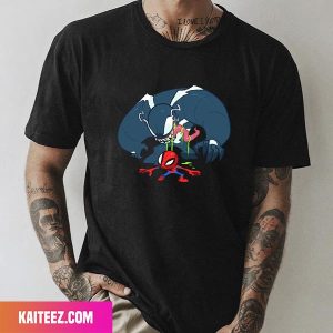 Venom x Spider-man Animated Art Marvel Studios Fan Gifts T-Shirt
