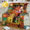 Vintage Disney Graphic Paiting Artwork Pluto Throw Blanket