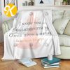 Vintage Disney Once Upon A Dream Sleeping Beauty In White Background Throw Blanket