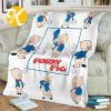 Vintage Disney Pricess Cinderella With Cartoon Scenes Throw Blanket