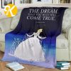 Vintage Disney Princess Song Lyric Cinderella Dancing In The Night Throw Blanket