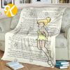 Vintage Disney Princess The Dream Come True Cinderella Dressed Up Throw Blanket