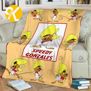Vintage Disney Speedy Gonzales Looney Tunes Throw Blanket