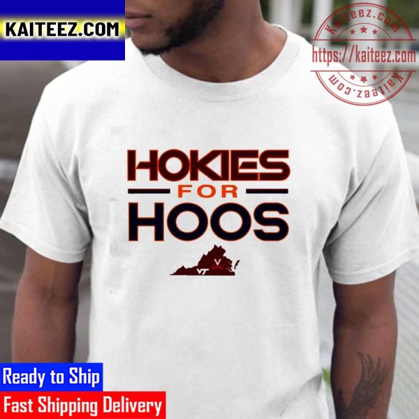 Virginia Tech Hokies For Hoos Vintage T-Shirt