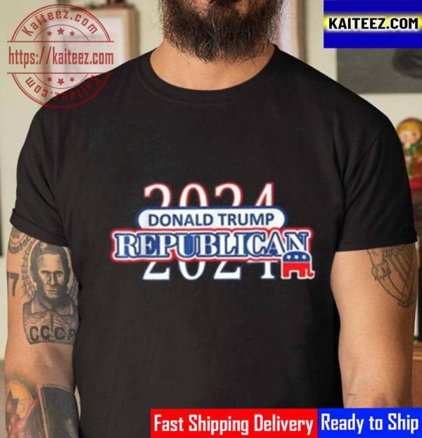 Vote Donald Trump For President Republican Presidency 2024 Vintage T-Shirt