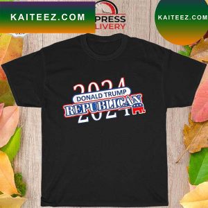 Vote Donald Trump for president republican presidency 2024 T-shirt