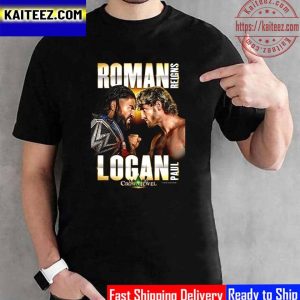 WWE Crown Jewel Roman Reigns Vs Logan Paul Vintage T-Shirt