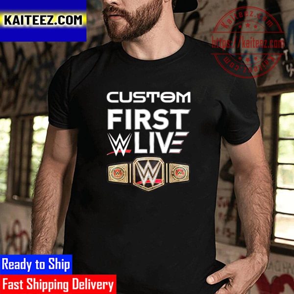 WWE Custom First WWE Live Event Vintage T-Shirt